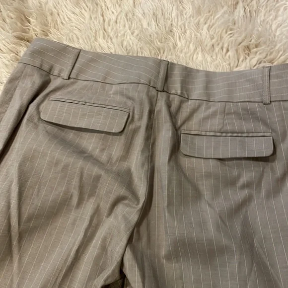 Banana Republic The Martin Fit stretch pin stripe cuffed dress slacks - Picture 5 of 7